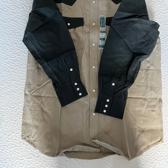 Carhartt Men's Ironwood Pearl Snap Twill Heavyweight Work Shirt S123 KMS SZ XL - Picture 4 of 6